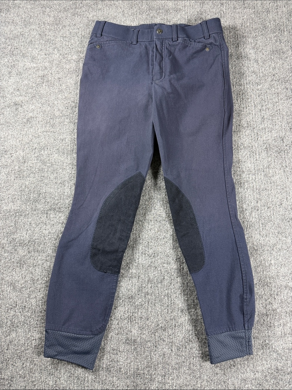 Ariat Women's Cavalry Knee Patch Breeches Pants Slate Blue Size 14